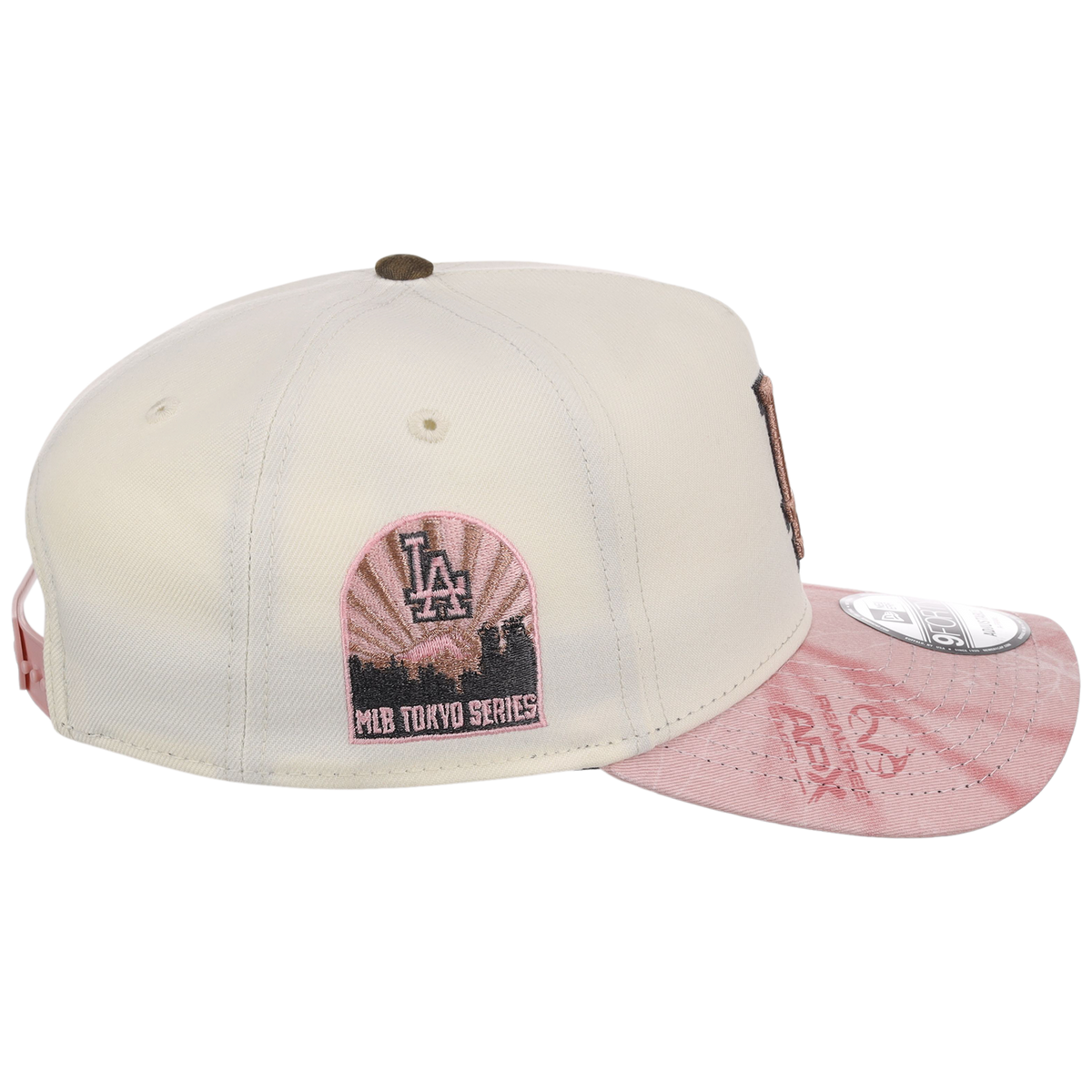 Los Angeles Dodgers MLB Chrome Pink Realtree New Era 9FORTY A-Frame