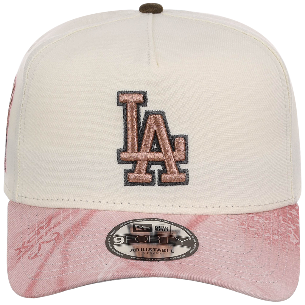 Los Angeles Dodgers MLB Chrome Pink Realtree New Era 9FORTY A-Frame