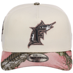Miami Marlins MLB Chrome Pink Realtree New Era 9FORTY A-Frame