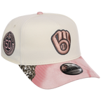 Milwaukee Brewers MLB Chrome Pink Realtree New Era 9FORTY A-Frame
