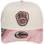 Milwaukee Brewers MLB Chrome Pink Realtree New Era 9FORTY A-Frame