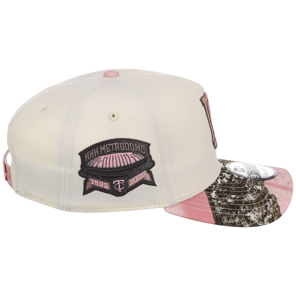 Minnesota Twins MLB Chrome Pink Realtree New Era 9FORTY A-Frame