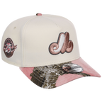 Montreal Expos MLB Chrome Pink Realtree New Era 9FORTY A-Frame