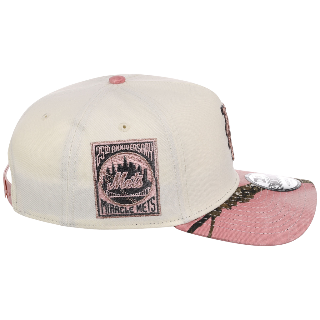 New York Mets MLB Chrome Pink Realtree New Era 9FORTY A-Frame