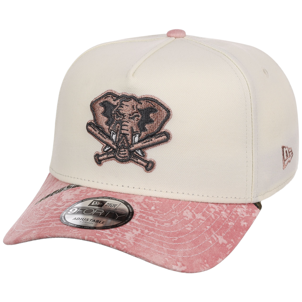 Oakland Athletics MLB Chrome Pink Realtree New Era 9FORTY A-Frame