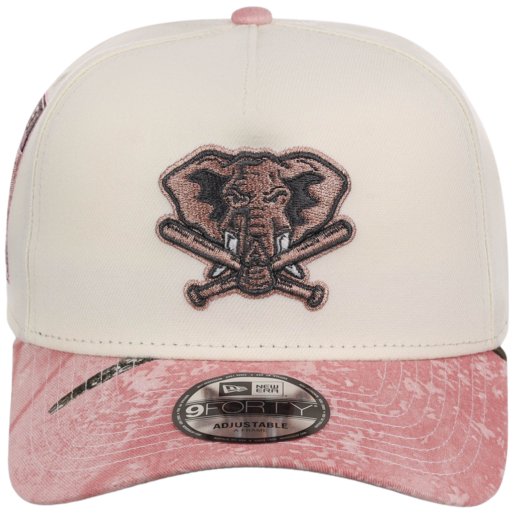 Oakland Athletics MLB Chrome Pink Realtree New Era 9FORTY A-Frame