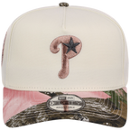 Philadelphia Phillies MLB Chrome Pink Realtree New Era 9FORTY A-Frame