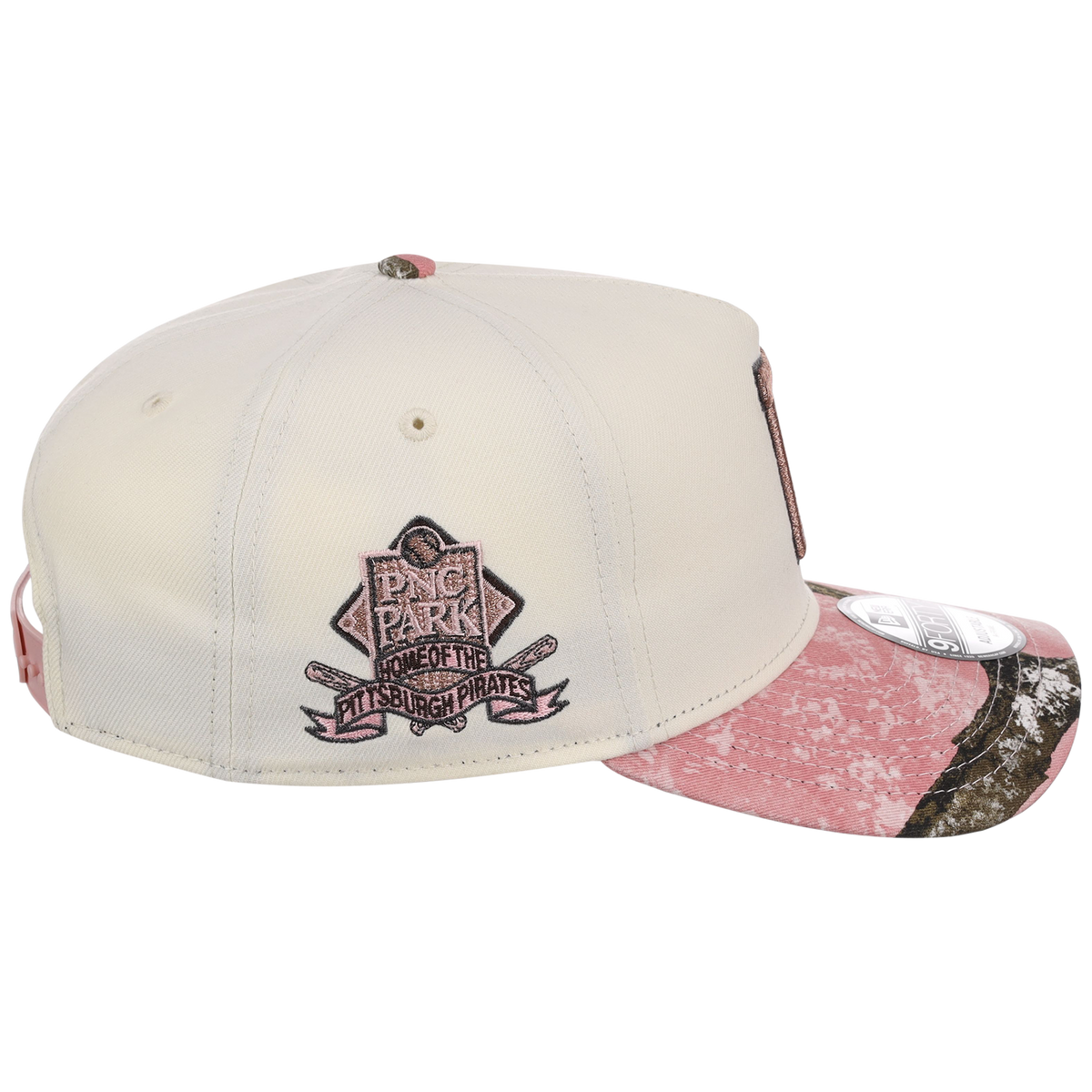 Pittsburgh Pirates MLB Chrome Pink Realtree New Era 9FORTY A-Frame