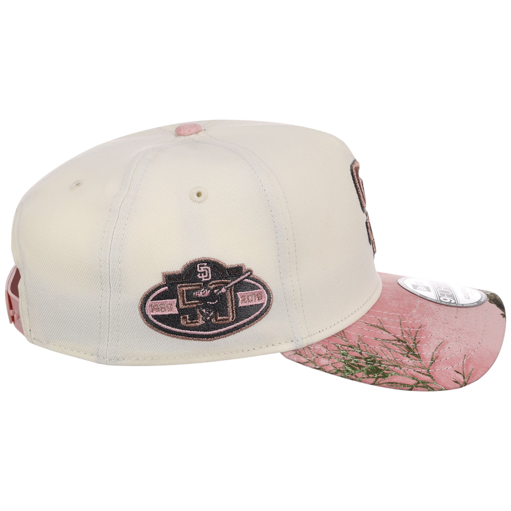San Diego Padres MLB Chrome Pink Realtree New Era 9FORTY A-Frame