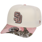 San Diego Padres MLB Chrome Pink Realtree New Era 9FORTY A-Frame