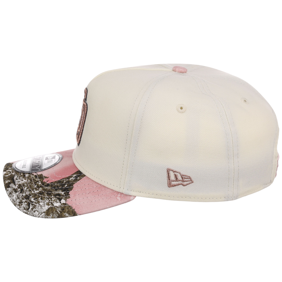 San Diego Padres MLB Chrome Pink Realtree New Era 9FORTY A-Frame