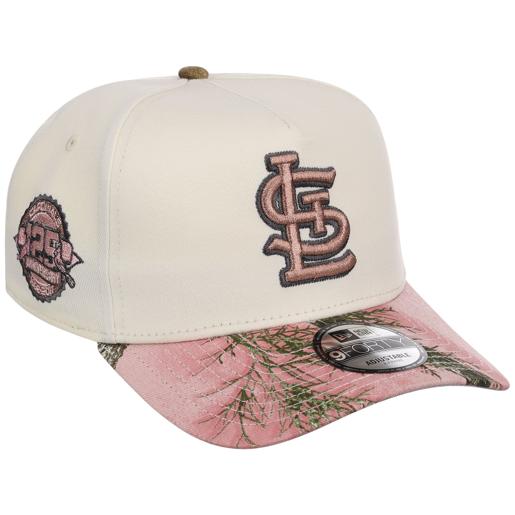 St. Louis Cardinals MLB Chrome Pink Realtree New Era 9FORTY A-Frame