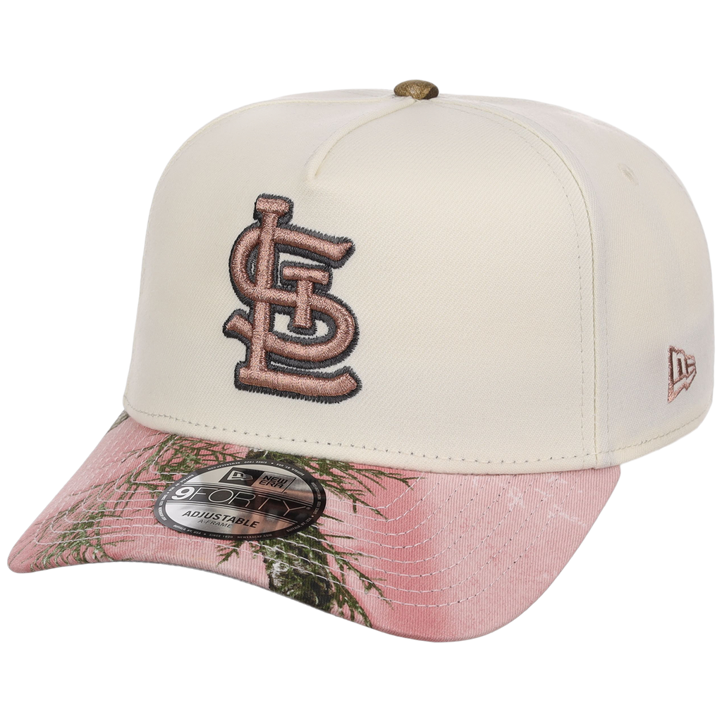 St. Louis Cardinals MLB Chrome Pink Realtree New Era 9FORTY A-Frame