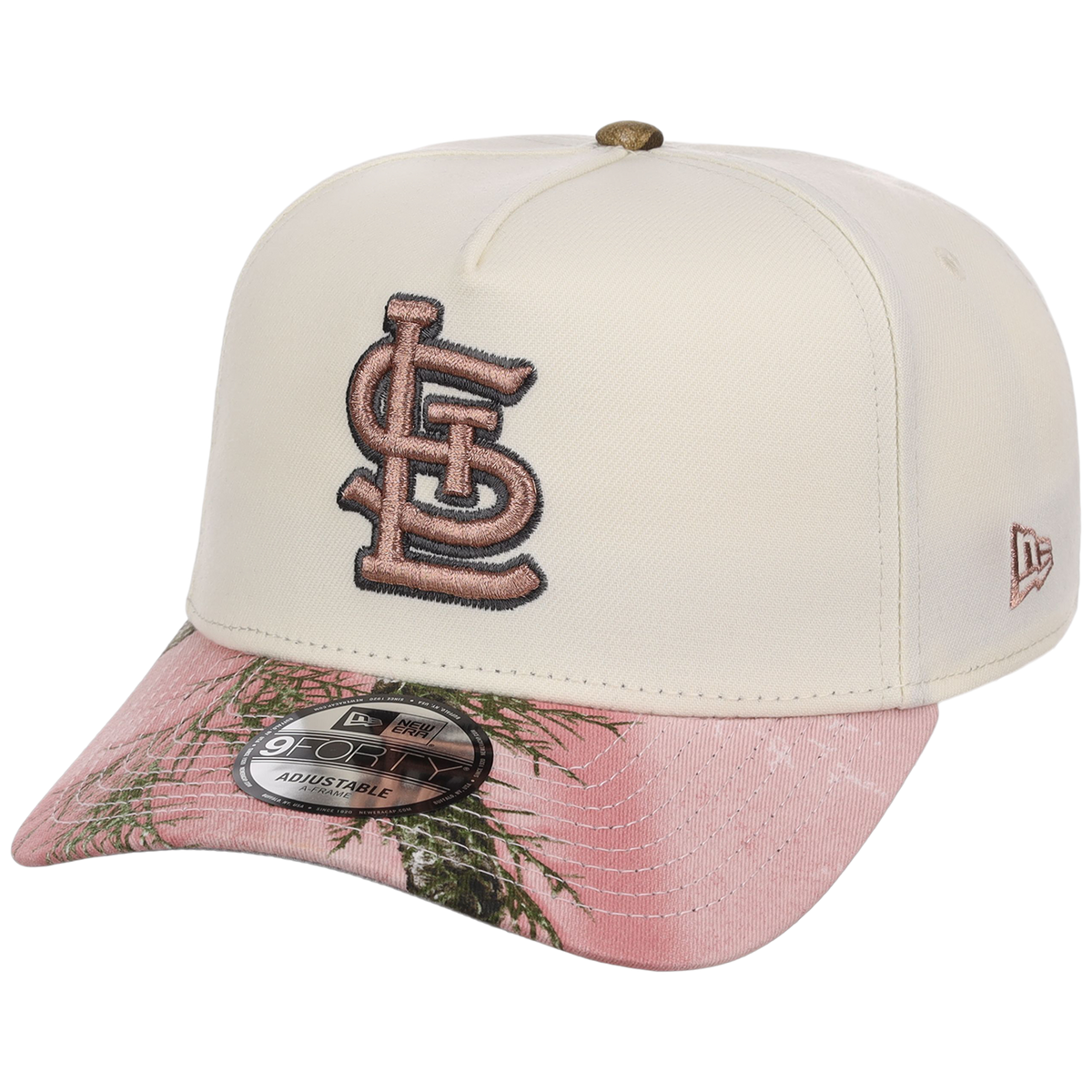 St. Louis Cardinals MLB Chrome Pink Realtree New Era 9FORTY A-Frame