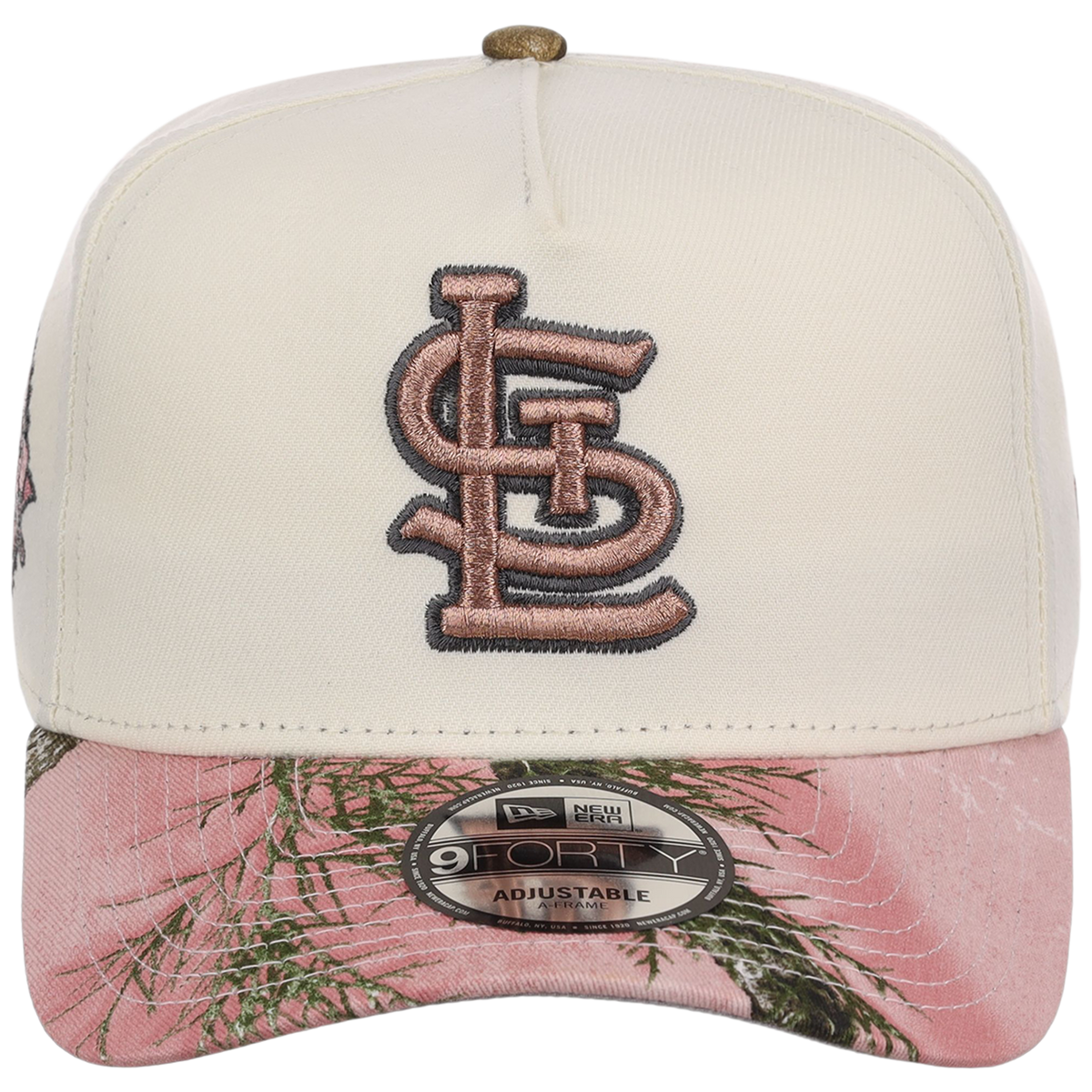 St. Louis Cardinals MLB Chrome Pink Realtree New Era 9FORTY A-Frame