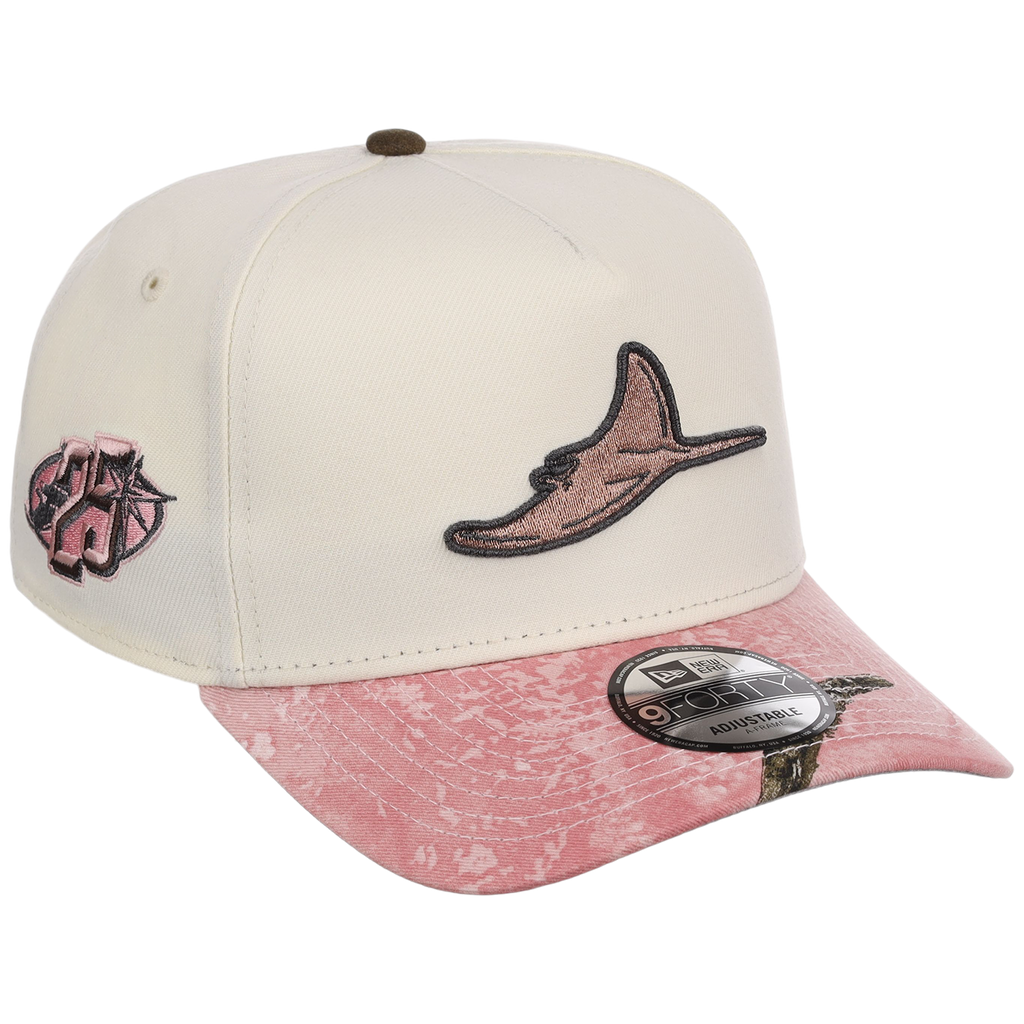 Tampa Bay Rays MLB Chrome Pink Realtree New Era 9FORTY A-Frame