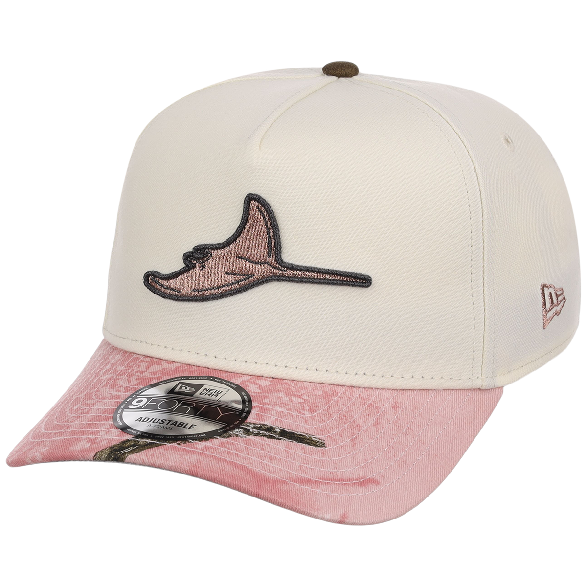 Tampa Bay Rays MLB Chrome Pink Realtree New Era 9FORTY A-Frame
