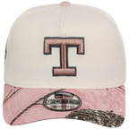Texas Rangers MLB Chrome Pink Realtree New Era 9FORTY A-Frame