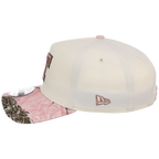 Texas Rangers MLB Chrome Pink Realtree New Era 9FORTY A-Frame