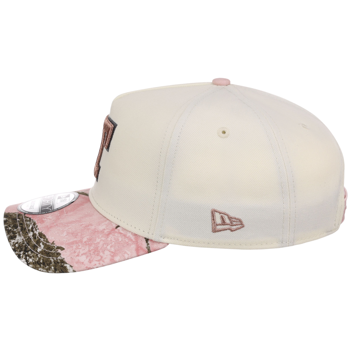 Texas Rangers MLB Chrome Pink Realtree New Era 9FORTY A-Frame