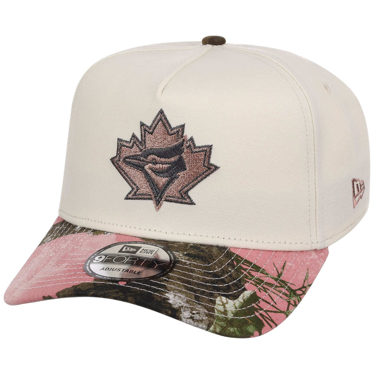 Toronto Blue Jays MLB Chrome Pink Realtree New Era 9FORTY A-Frame