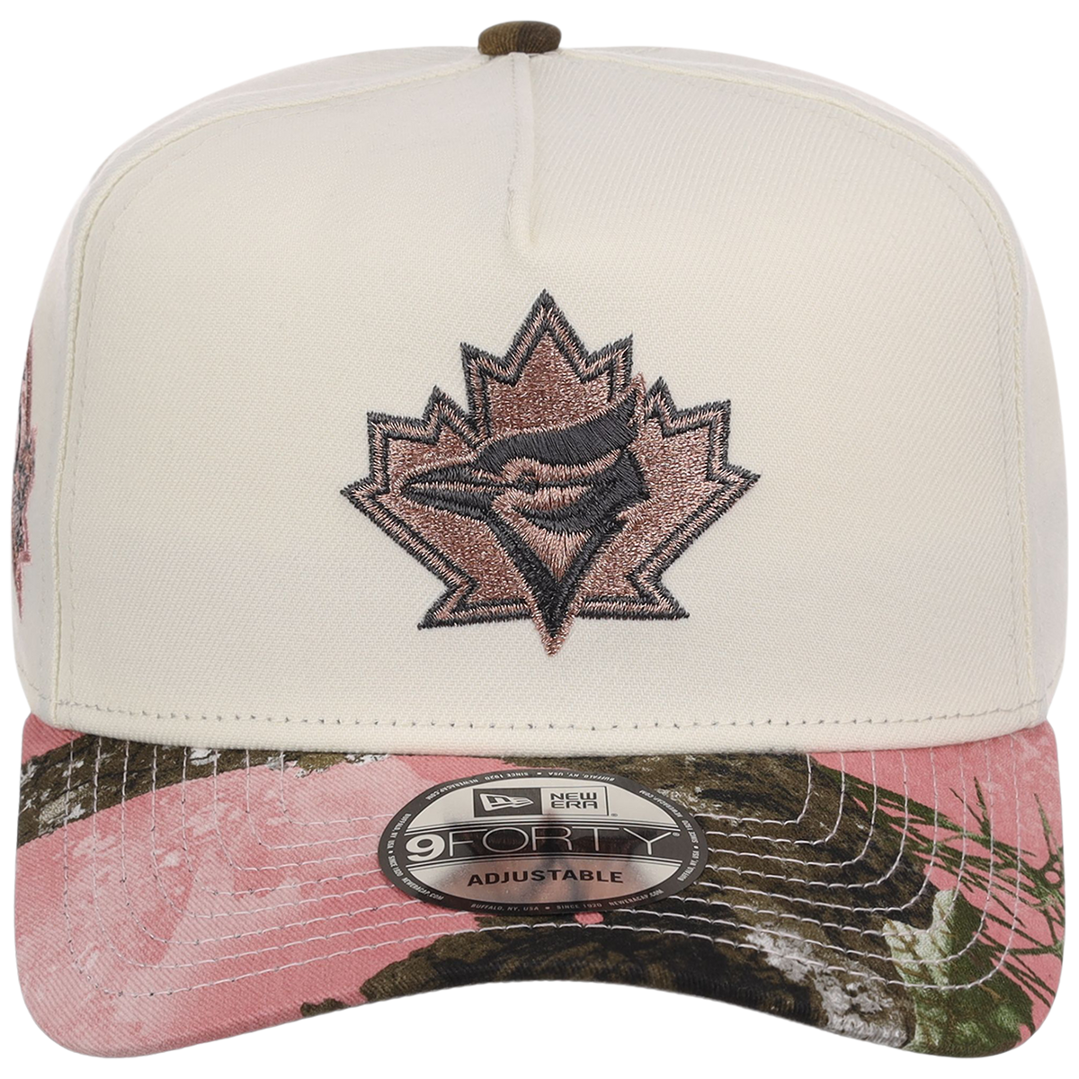Toronto Blue Jays MLB Chrome Pink Realtree New Era 9FORTY A-Frame