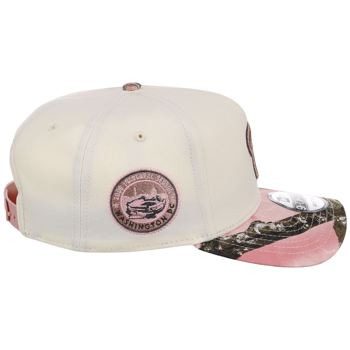 Washington Nationals MLB Chrome Pink Realtree New Era 9FORTY A-Frame