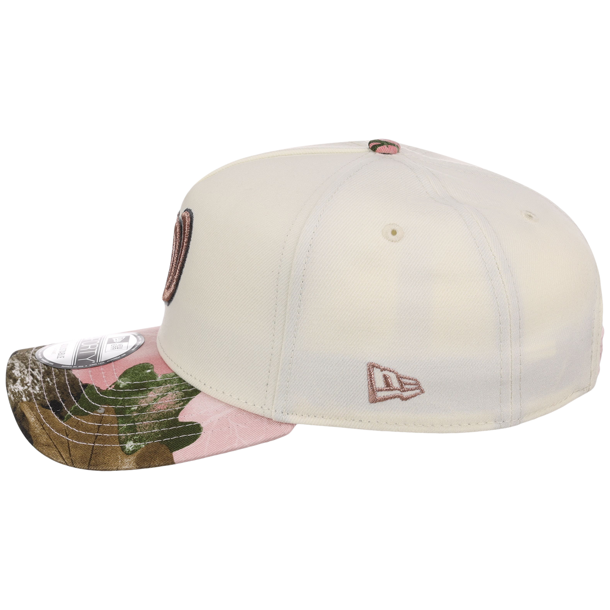 Washington Nationals MLB Chrome Pink Realtree New Era 9FORTY A-Frame