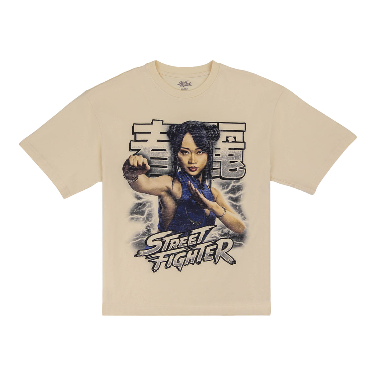 Chun Li T-Shirt (Ivory) - Street Fighter 'World Warrior Tournament' Collection