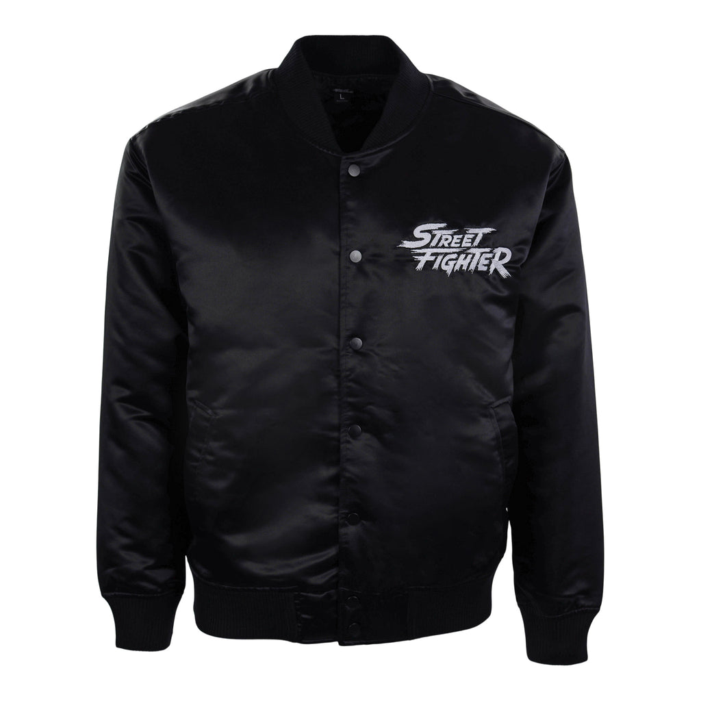 Movie Bomber Jacket (Black) - Street Fighter 'World Warrior Tournament' Collection