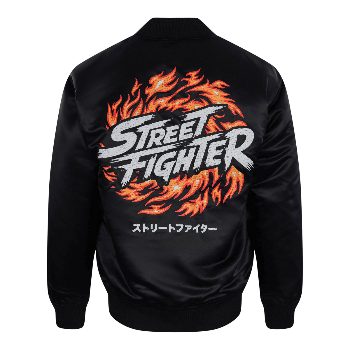 Movie Bomber Jacket (Black) - Street Fighter 'World Warrior Tournament' Collection