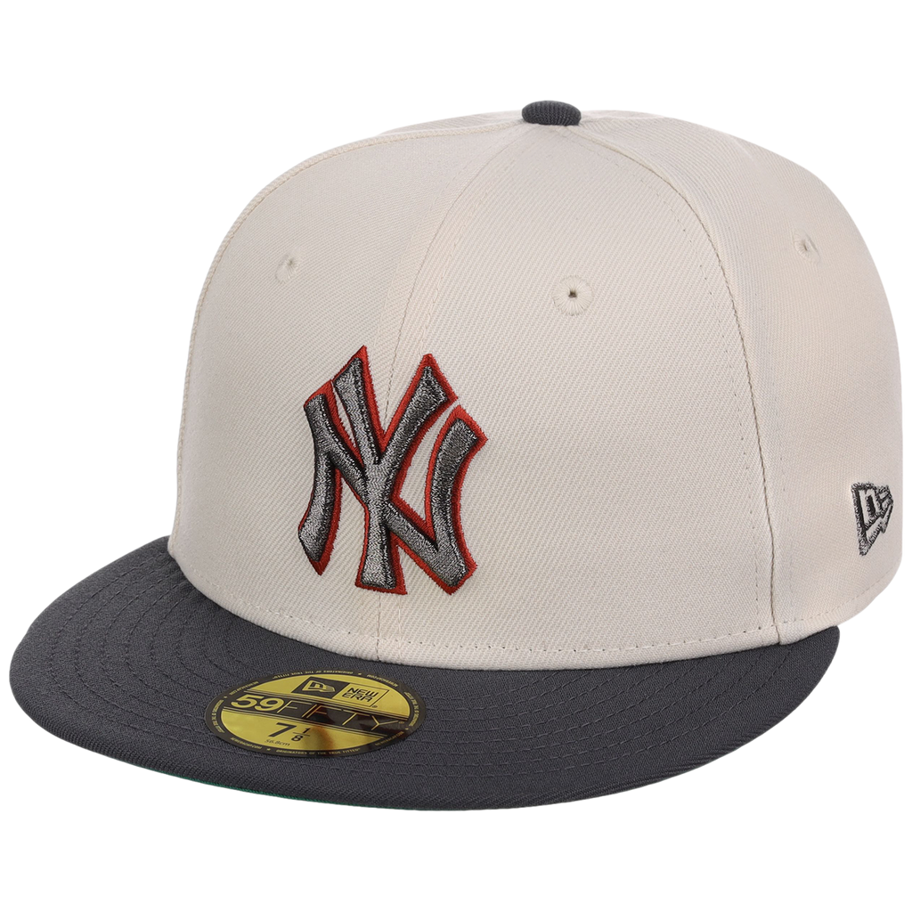 New York Yankees MLB Cream x Graphite New Era 59FIFTY