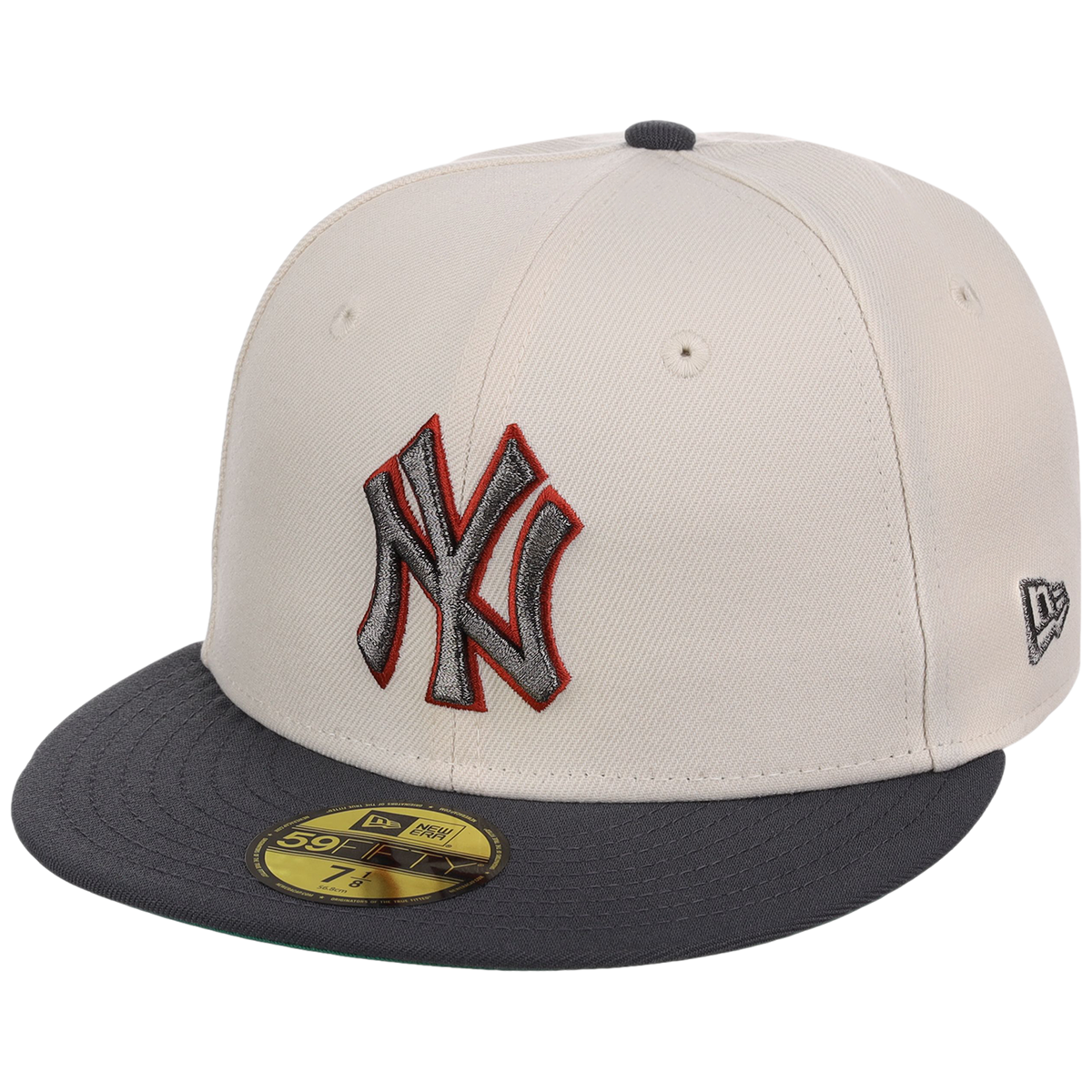 New York Yankees MLB Cream x Graphite New Era 59FIFTY