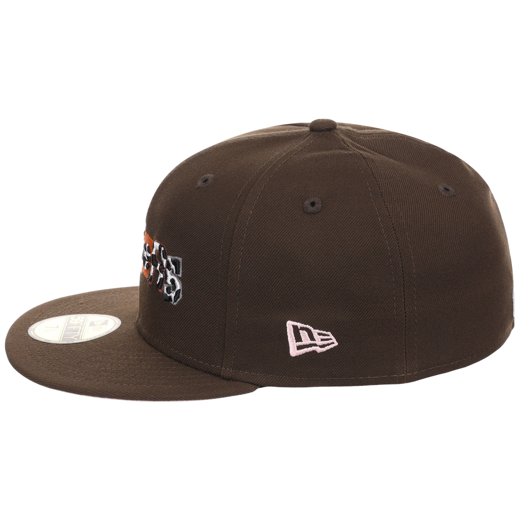 Texas Rangers 'Ransom' Lone Star Livestock New Era 59FIFTY (Brown/Brown/Pink)