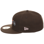 Texas Rangers 'Ransom' Lone Star Livestock New Era 59FIFTY (Brown/Brown/Pink)