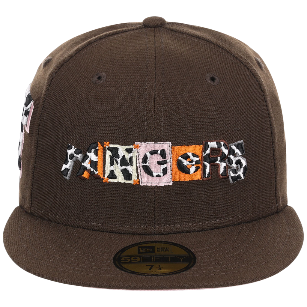 Texas Rangers 'Ransom' Lone Star Livestock New Era 59FIFTY (Brown/Brown/Pink)