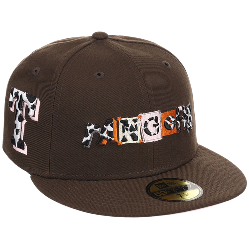 Texas Rangers 'Ransom' Lone Star Livestock New Era 59FIFTY (Brown/Brown/Pink)