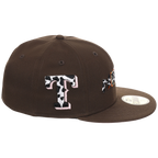 Texas Rangers 'Ransom' Lone Star Livestock New Era 59FIFTY (Brown/Brown/Pink)