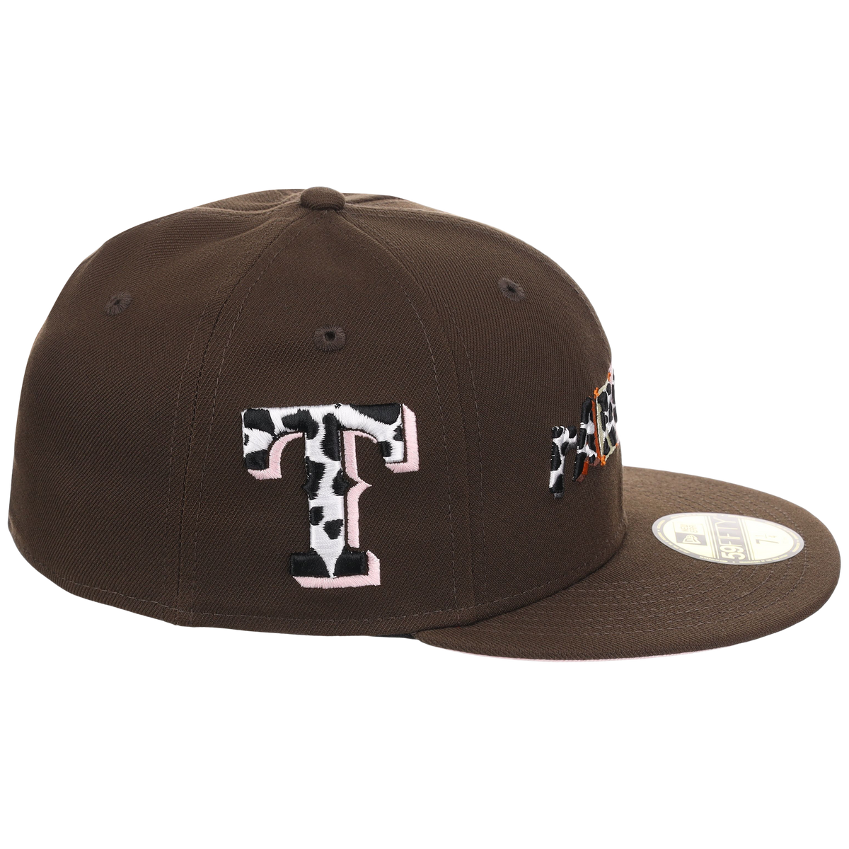 Texas Rangers 'Ransom' Lone Star Livestock New Era 59FIFTY (Brown/Brown/Pink)