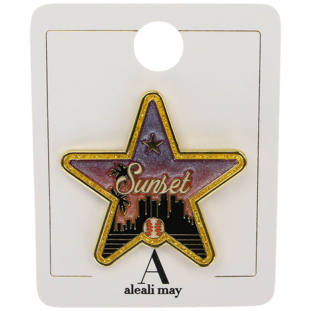 The Aleali May "Summer League LA" Sunset Star Pin