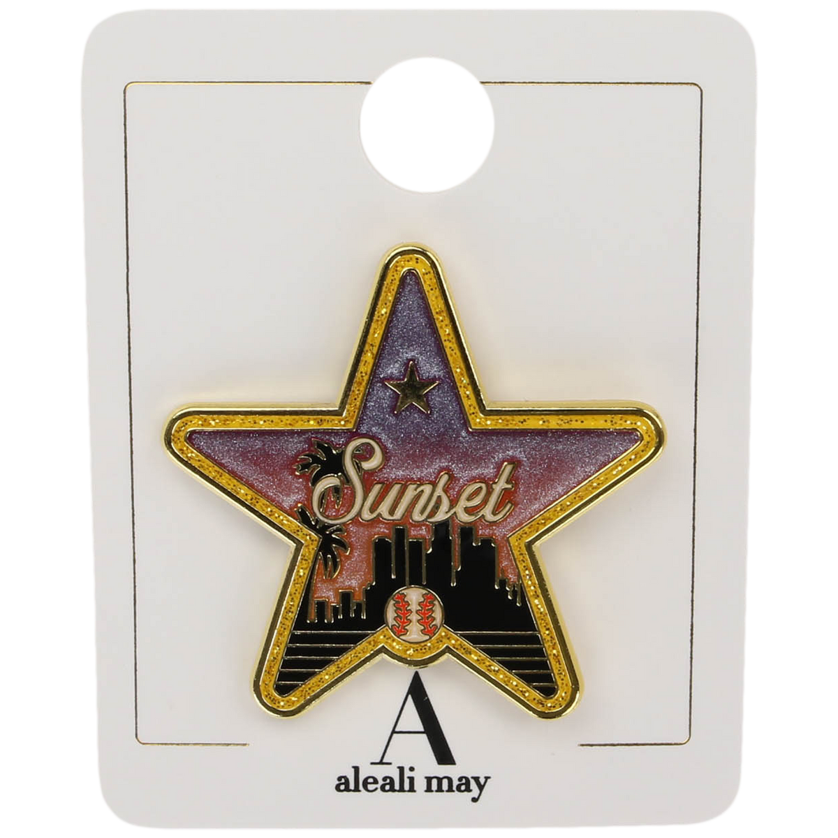 The Aleali May "Summer League LA" Sunset Star Pin
