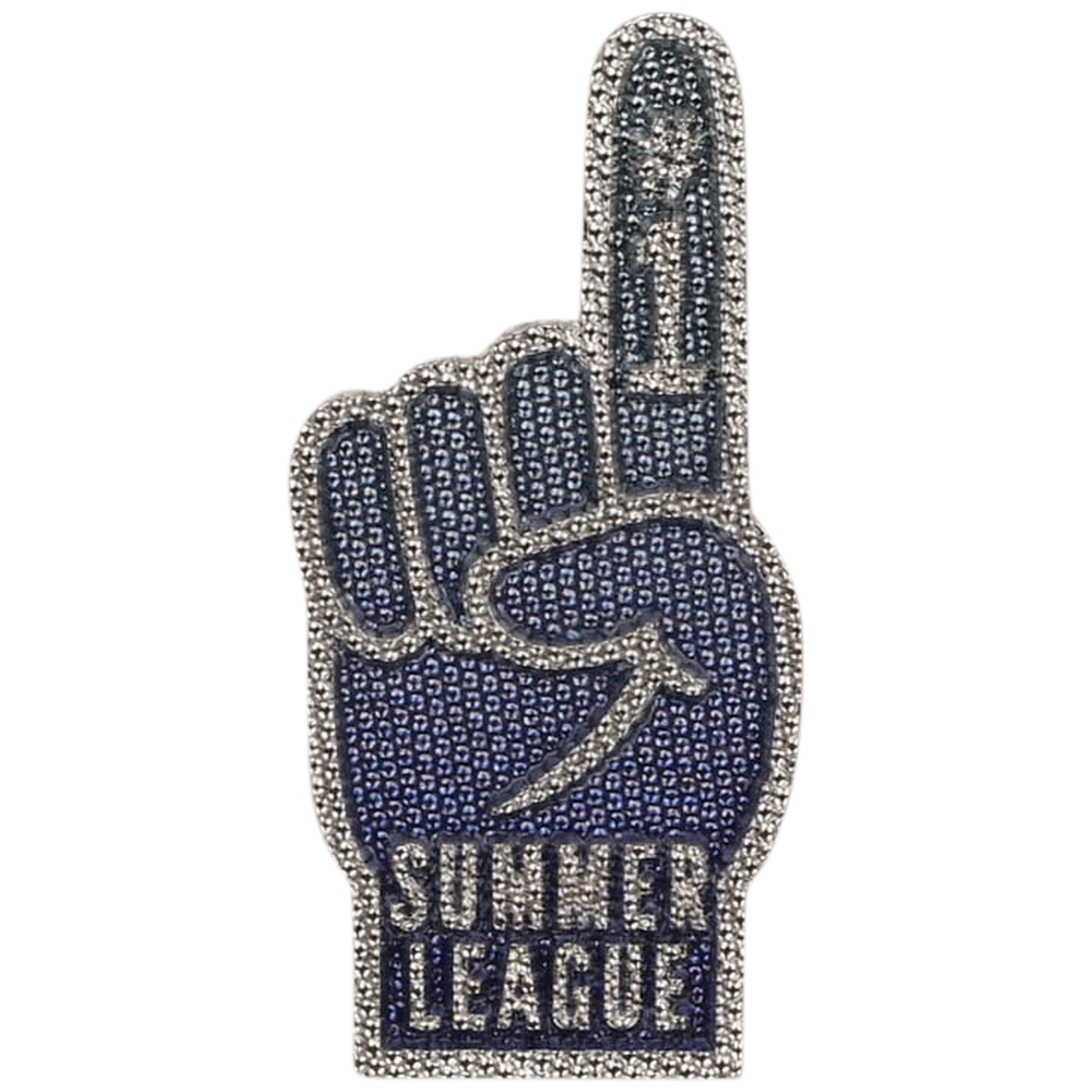 The Aleali May "Summer League LA" Foam Finger Pin