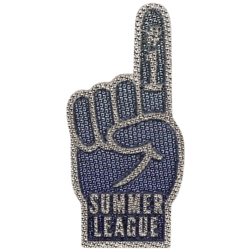 The Aleali May "Summer League LA" Foam Finger Pin