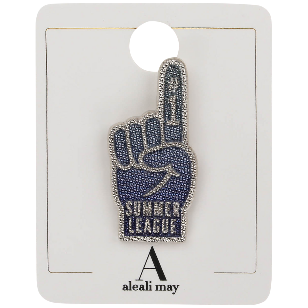 The Aleali May "Summer League LA" Foam Finger Pin