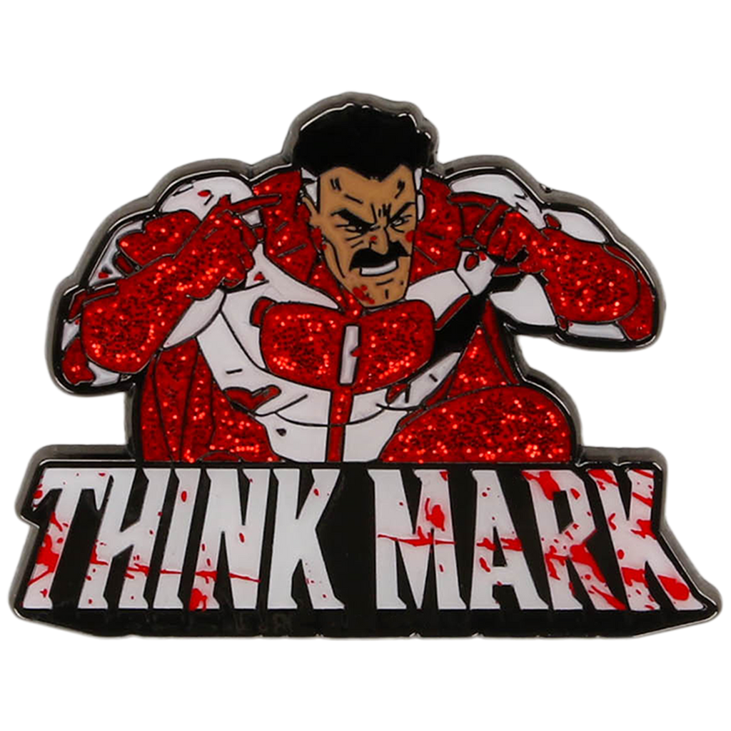 Omni Man Think Mark Pin