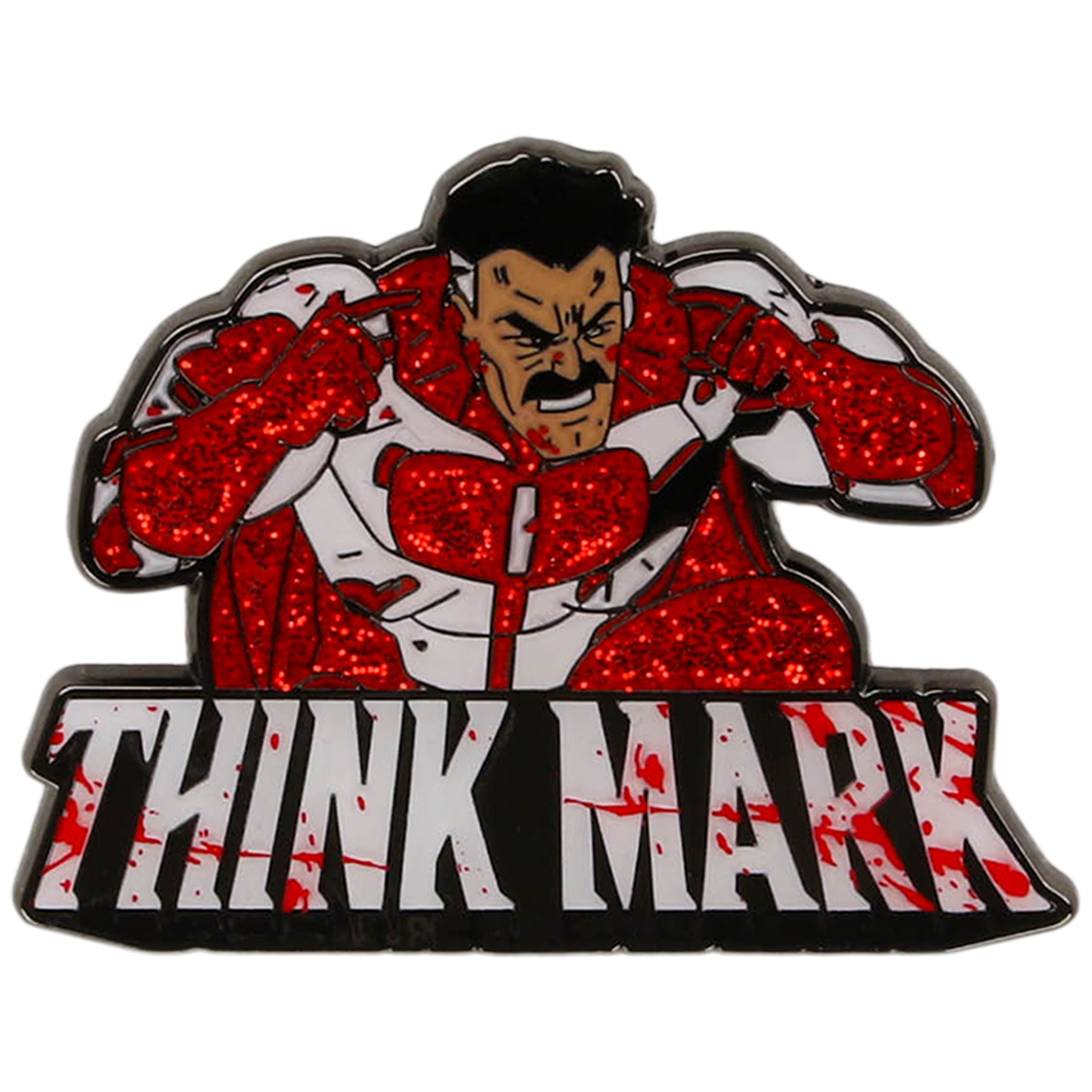 Omni Man Think Mark Pin