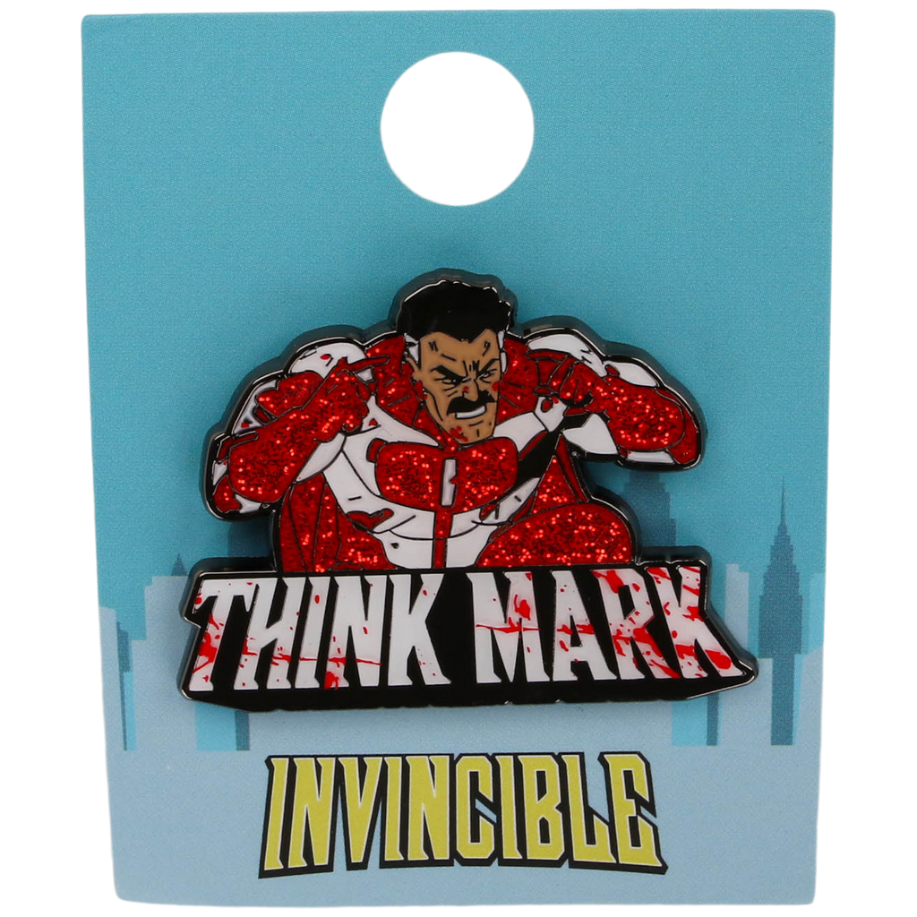 Omni Man Think Mark Pin