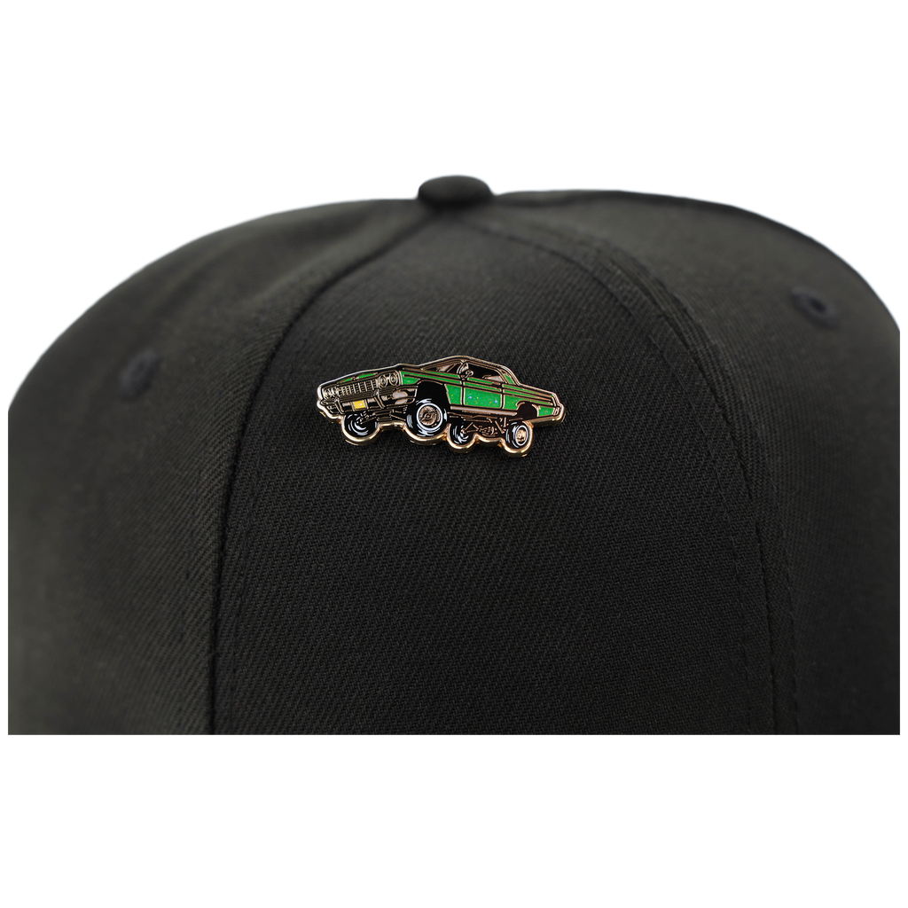 Low Rider Green Pin - Los Angeles Pin the City
