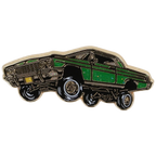 Low Rider Green Pin - Los Angeles Pin the City
