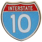 I-10 Pin - Los Angeles Pin the City
